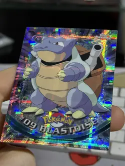 TEKNO Blastoise #09 Topps Chrome 2000 Series 1 T.V Holo Pokemon Card TCG - Image 4