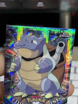 TEKNO Blastoise #09 Topps Chrome 2000 Series 1 T.V Holo Pokemon Card TCG - Image 5