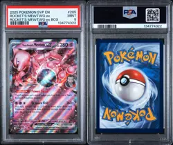 Team Rocket's Mewtwo EX (#205) Pokemon Black Star Promo (EN) PSA 9 - Image 2