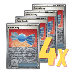 4x Rare Candy PLAYSET x4 [Reverse Holo] 089/091 SVI Pokemon TCG NM - Image 1