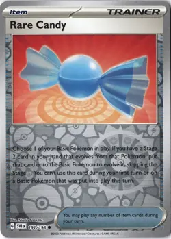 4x Rare Candy PLAYSET x4 [Reverse Holo] 089/091 SVI Pokemon TCG NM - Image 3