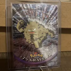 Graveler #75 Textured Holo Foil 1999 Topps Pokemon TV Animation Edition - Image 1
