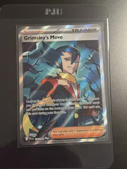 Pokemon Grimsley's Move Full Art Trainer Ultra Rare Holo SM11 120/094 - Image 1