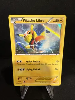 2016 Pokemon-Pikachu Libre-30/30-XY Trainer Kit-Holo - Image 1