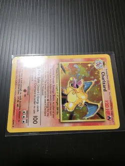 Pokemon Charizard Holo Rare Base Set 4/102 120 HP Wizards 1999 English - Image 5
