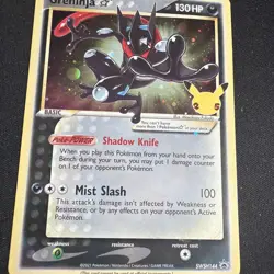Greninja Gold Star Promo - SWSH144 Pokemon Holo Celebrations - NM - Image 4
