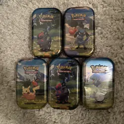 Pokemon TCG Ascended Heroes Mini Tins Set of 5 Sealed In Hand FREE P&P ✅📦 - Image 1