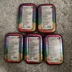 Pokemon TCG Ascended Heroes Mini Tins Set of 5 Sealed In Hand FREE P&P ✅📦 - Image 2