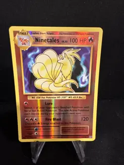 2016 Pokemon-Ninetales 15/108-XY Evolutions-Reverse Holo - Image 1