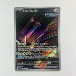 Pokemon Iron Jugulis 216/182 Paradox Rift Illustration Rare Holo NM - Image 1