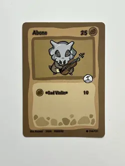 Pokidoki - Abone (Cubone) - Common Non-Holo - Pokemon Parody - Image 1