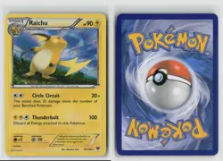 RAICHU 43/146 XY BASE SET HOLO RARE POKEMON TCG NM - Image 3