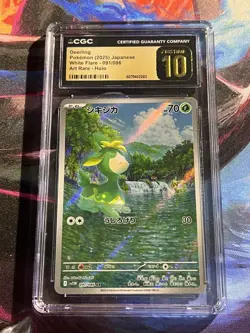 2025 Pokemon Japanese White Flare Art Rare Holo #091 Deerling Pristine CGC 10 - Image 1