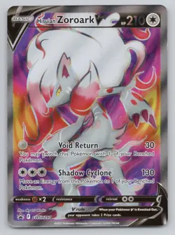 Pokemon TCG Hisuian Zoroark V Sword & Shield SWSH297 Holo Promo - Image 1