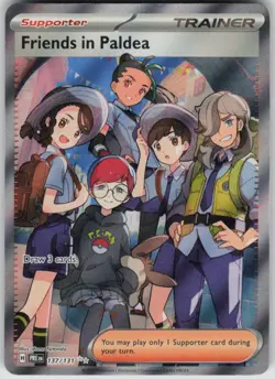 Pokemon Friends in Paldea - Ultra Rare SV: Prismatic Evolutions 137/131 NM - Image 1