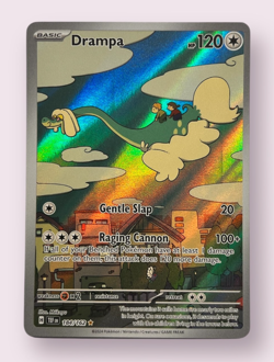 Pokemon Drampa 184/162 | Sv05: Temporal Forces Illustration Rare Holo NM - Image 1