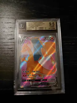 2019-22 POKEMON PROMOS SWSH BLACK STAR #SWSH050 CHARIZARD V BGS 9.5 GEM MINT - Image 1