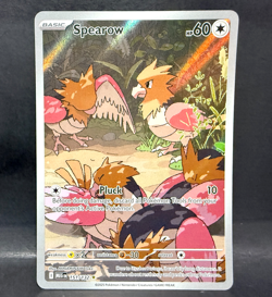 2025 POKEMON MEGA EVOLUTION SPEAROW 151/132 ILLUSTRATION RARE - Image 1