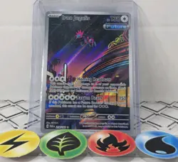 Pokemon TCG Iron Jugulis 216/182 Paradox Rift 2023 NM - Image 1