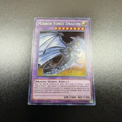 Yu-Gi-Oh! Mirror Force Dragon - DRL2-EN005 - Secret Rare! - 1st Edition NM - Image 1