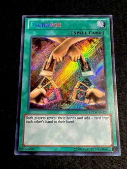 🔥YUGIOH • EXCHANGE • SECRET RARE • LCYW-EN125 • UNLIMITED • NEAR MINT🔥 - Image 2