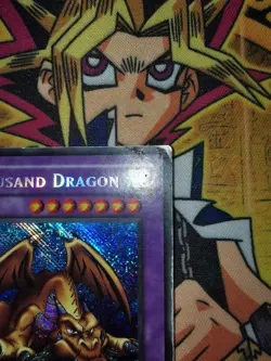 Thousand Dragon mrd-e143 *MISPRINT - REVERSE* Unltd Ed (HP) Secret Rare Yu-Gi-Oh - Image 2