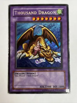 Thousand Dragon mrd-e143 *MISPRINT - REVERSE* Unlim MP/HP Secret Yu-Gi-Oh - Image 1