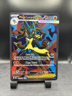 Mega Lucario ex 160/132 Mega Evolution Ultra Rare Pokemon Card Mint NM - Image 1