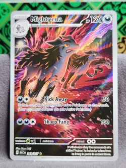 Pokemon Mightyena 243/217 ASC 2026 Stage 1 Regular 120 HP Card - Image 1