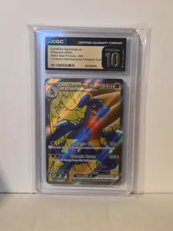 CGC PRISTINE 10 Cynthia's Garchomp ex SVP 204 Promo Destined Rivals Pokemon Card - Image 1