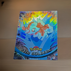 #118 Goldeen Rainbow Foil Topps TV Animation Series 3 Pokemon Card 2000 - Image 3