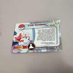 #118 Goldeen Rainbow Foil Topps TV Animation Series 3 Pokemon Card 2000 - Image 4