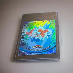 #118 Goldeen Rainbow Foil Topps TV Animation Series 3 Pokemon Card 2000 - Image 5