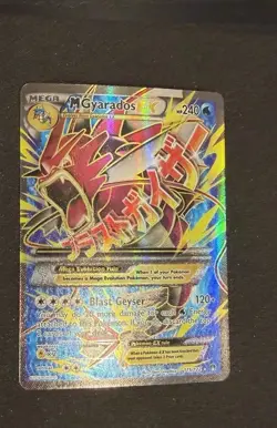 Pokemon XY Breakpoint M Gyarados EX Full Art Holo Ultra Rare Card 115/122 - Image 2