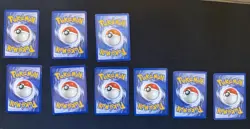 Huge Lot Vintage Pokemon Cards 230+ inc Starters Base Set 1 2 Fossil Some 1st ed - Image 2