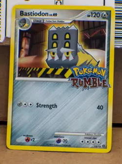 Bastiodon 14/16 Pokemon Rumble, Lightly Played, Rare stamped card, Pokemon TCG - Image 1