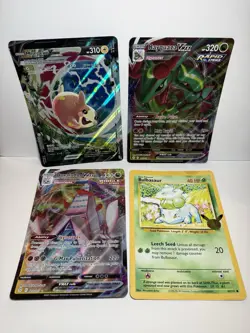 Lot Of 4 Big Jumbo Pokemon Cards Base Retro Card, VMAX , V-union, VMAX - Image 2
