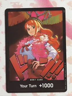 DON!! Card (Nami) Extra Booster: One Piece Heroines Edition Foil - Image 1