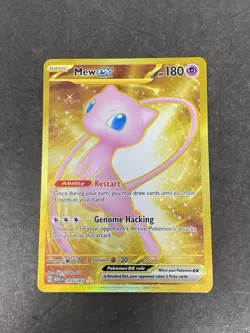 Mew EX 2023 S&V 151 NON-METAL Hyper Rare Pokemon Card 205/165 (NM) - Image 1