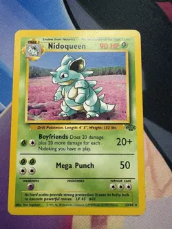 Pokemon TCG Nidoqueen Jungle Non-Holo Card 23/64 Unlimited Rare - Image 1
