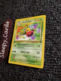 Weepinbell 48/64 1st Edition Pokemon Jungle Pokemon Card Pokemon TCG PL-LP - Image 2