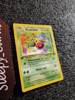 Weepinbell 48/64 1st Edition Pokemon Jungle Pokemon Card Pokemon TCG PL-LP - Image 3