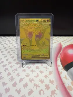 Mega Charizard x EX Holo Card 116/80 Phantasmal Flames English Pokemon TCG - Image 1