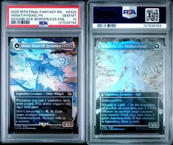 PSA 10 Venat Heart Of Hydaelyn (Borderless Foil) Final Fantasy 0329 FF14 MTG - Image 1