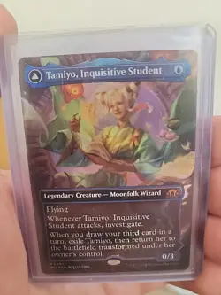 Tamiyo, Inquisitive Student (Borderless) (Textured Foil) Modern Horizons 3 Foil - Image 1