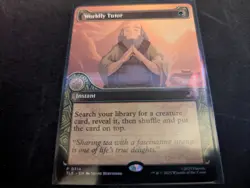 MTG Magic the Gathering Worldly Tutor Borderless TLC! - Image 1