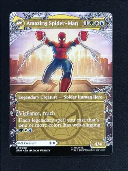 MTG Peter Parker (0208) (Borderless) Marvel's Spider-Man Regular - Image 2