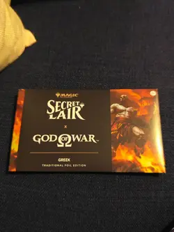 Magic The Gathering Secret Lair x God of War: Greek Foil Edition Sealed - Image 1