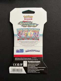 POKEMON SCARLET & VIOLET (6) BLISTER SLEEVE BOOSTER PACKS JOURNEY TOGETHER - Image 3