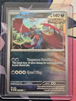 Roaring Moon 65/131 (Master Ball Pattern) Prismatic Evolutions Pokemon TCG NM - Image 1